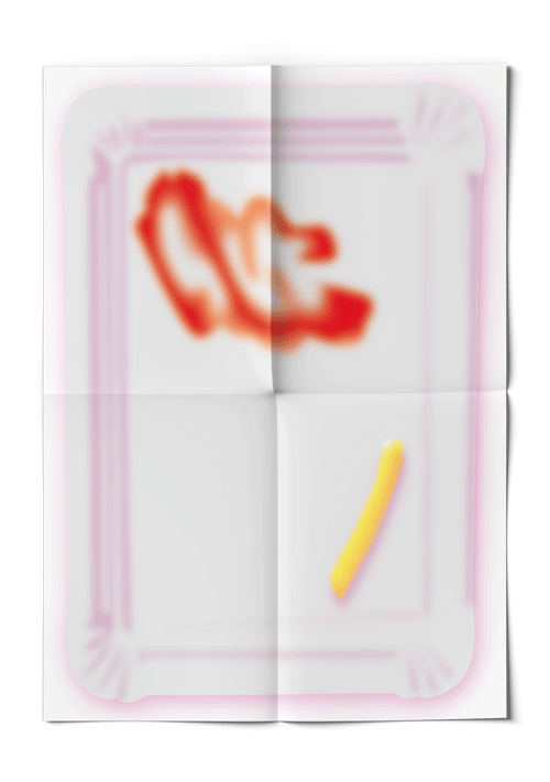 Pappteller Faltposter A3